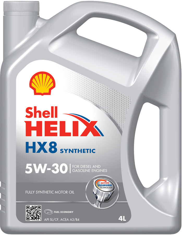 Huile Moteur SHELL Helix HX8 5W30   Marque SHELL - Emballage  Bidon 5L - Normes ACEA ACEA A3/B3/B4 - Normes API API SL/SN PLUS